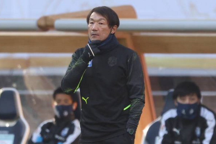 G大阪の新監督に就任した片野坂氏【写真:高橋 学】