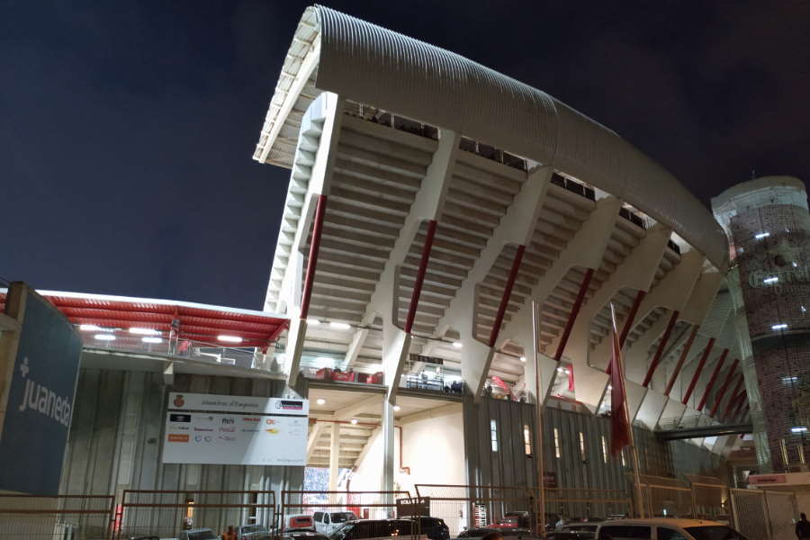 マジョルカのホーム「エスタディ・デ・ソン・モイシュ」【写真：Football ZONE web】