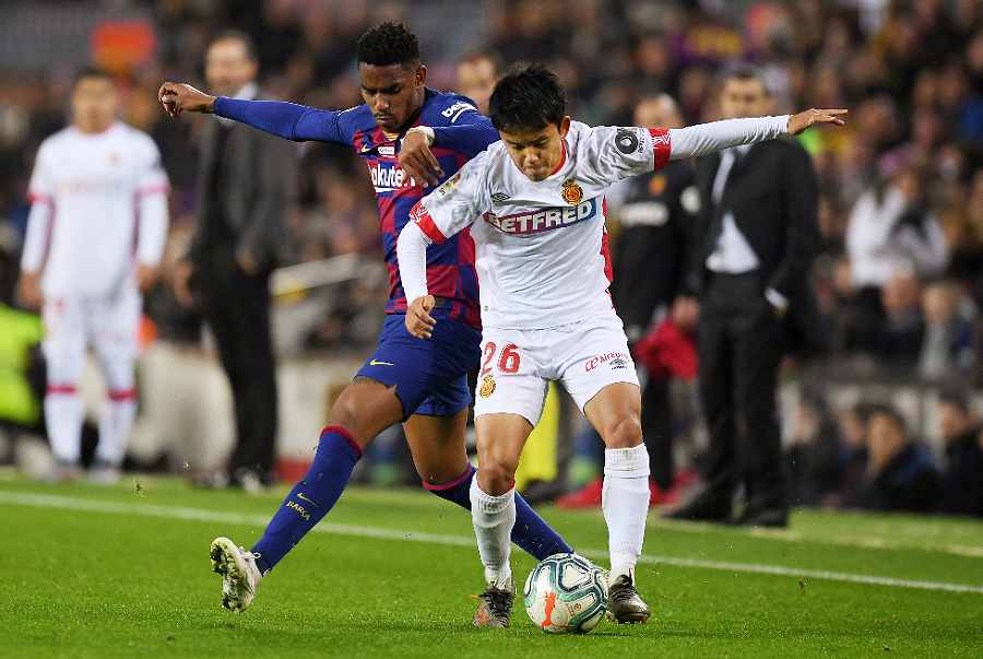 マジョルカの日本代表MF久保建英【写真：Getty Images】