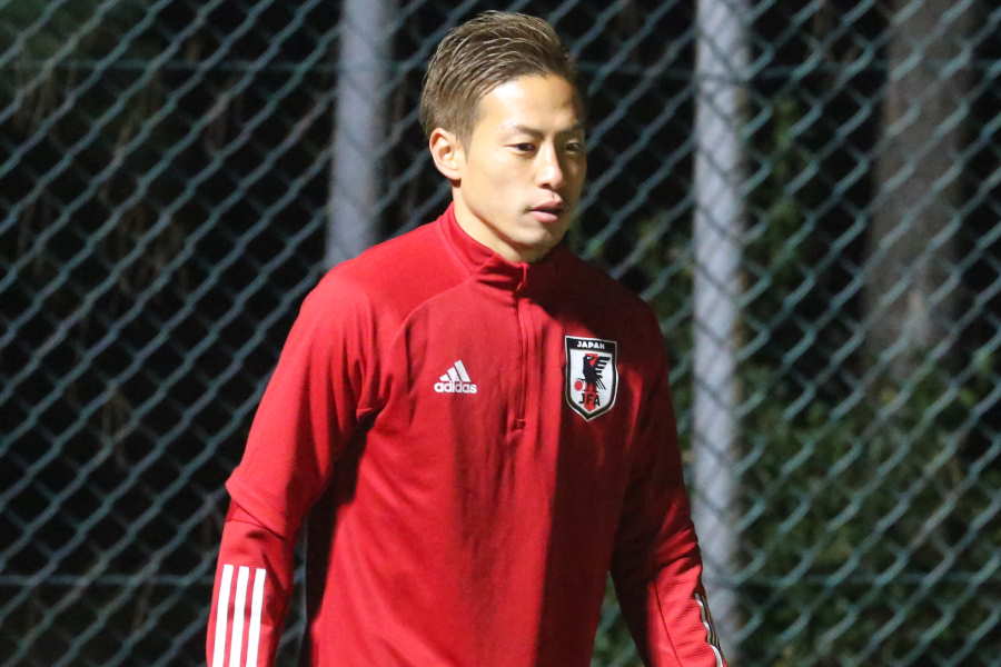 日本代表FW仲川輝人【写真：Football ZONE web】