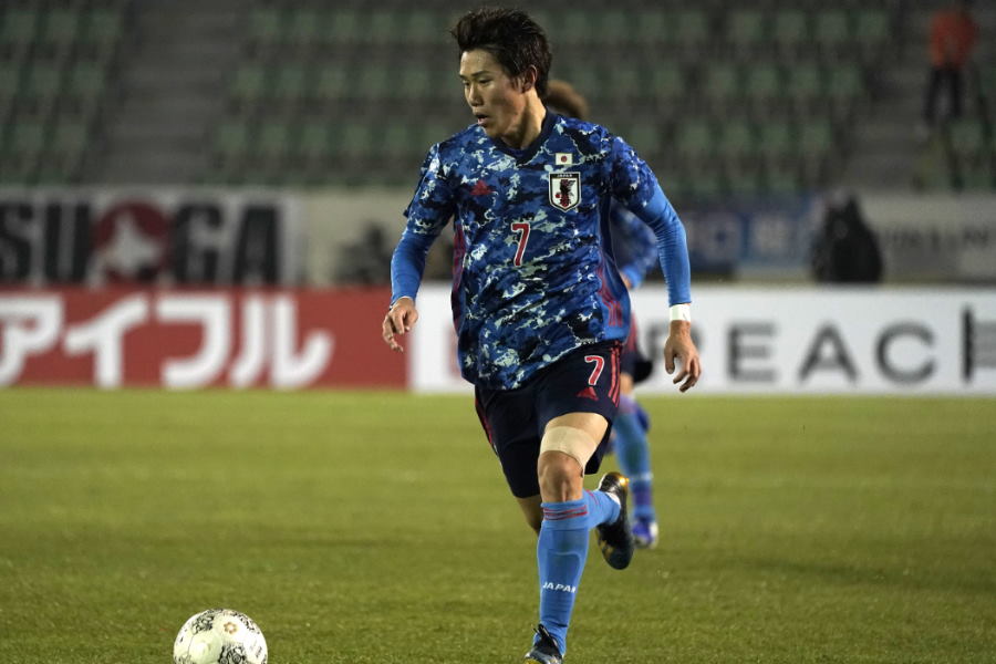 日本代表MF遠藤渓太【写真：Getty Images】