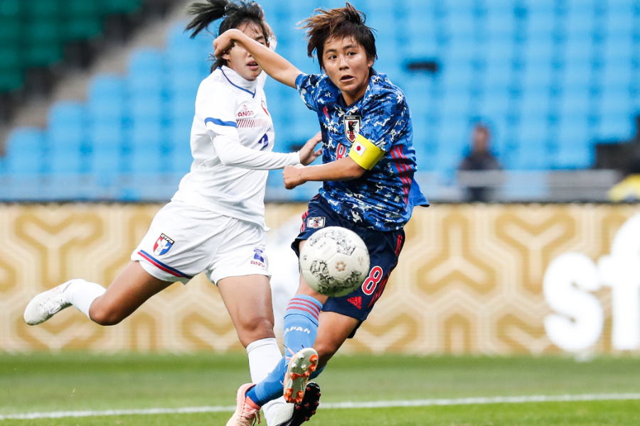 先制点を決めたなでしこジャパン岩渕真奈【写真：Getty Images】