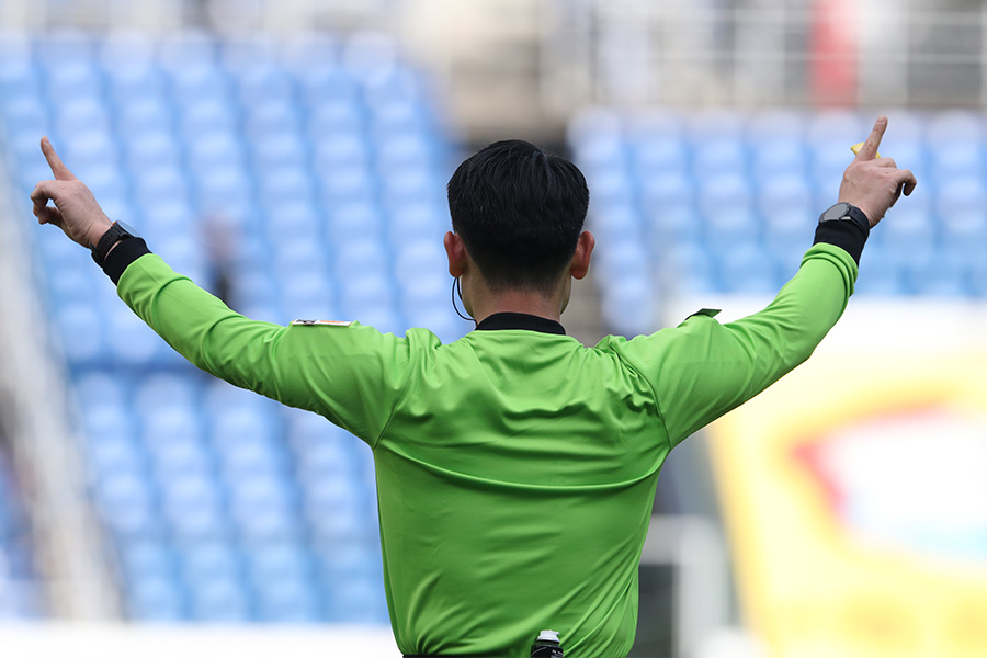 名古屋グランパスvs横浜FCの一戦で起こったPK取り消しの判定に注目（写真はイメージです）【写真：高橋 学】