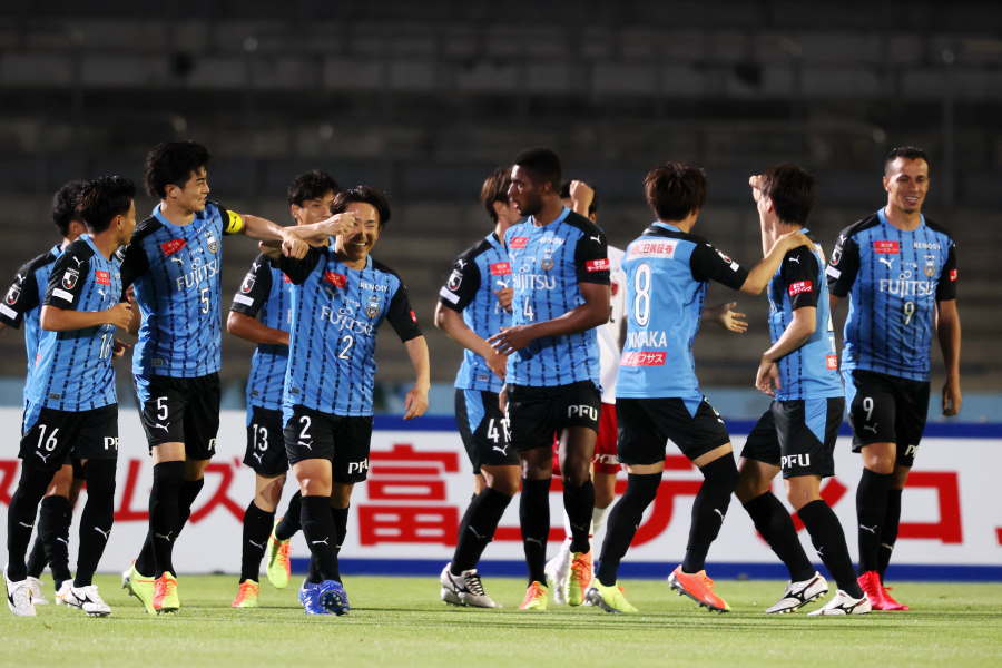 天皇杯決勝進出を決めた川崎フロンターレ【写真：高橋学】