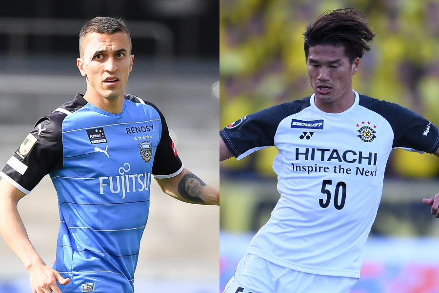 川崎MFシミッチは今季の契約を合意、柏DF山下は2年半ぶりにC大阪に復帰(※山下は2020年の写真です)【写真:Getty Images & 小林 靖】
