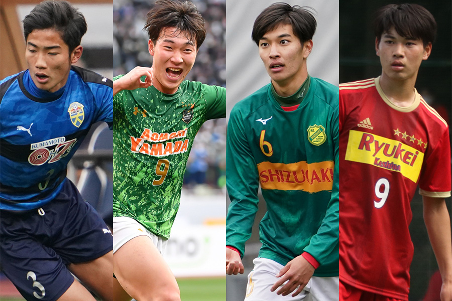 「プロ入り期待タレント」10人をランキングで紹介【写真：Getty Images & 小林 靖 & Football ZONE web】