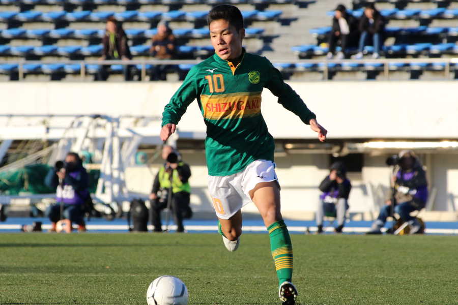 鹿島内定の静岡学園MF松村優太【写真:Football ZONE web】