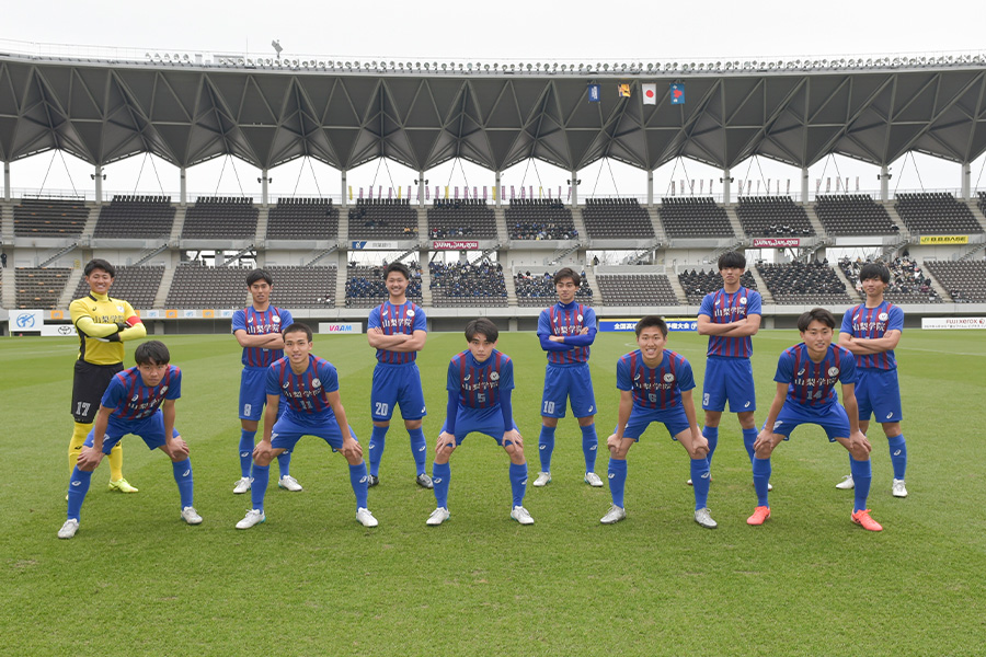 帝京長岡とのPK戦を制した山梨学院【写真提供：オフィシャルサポート】