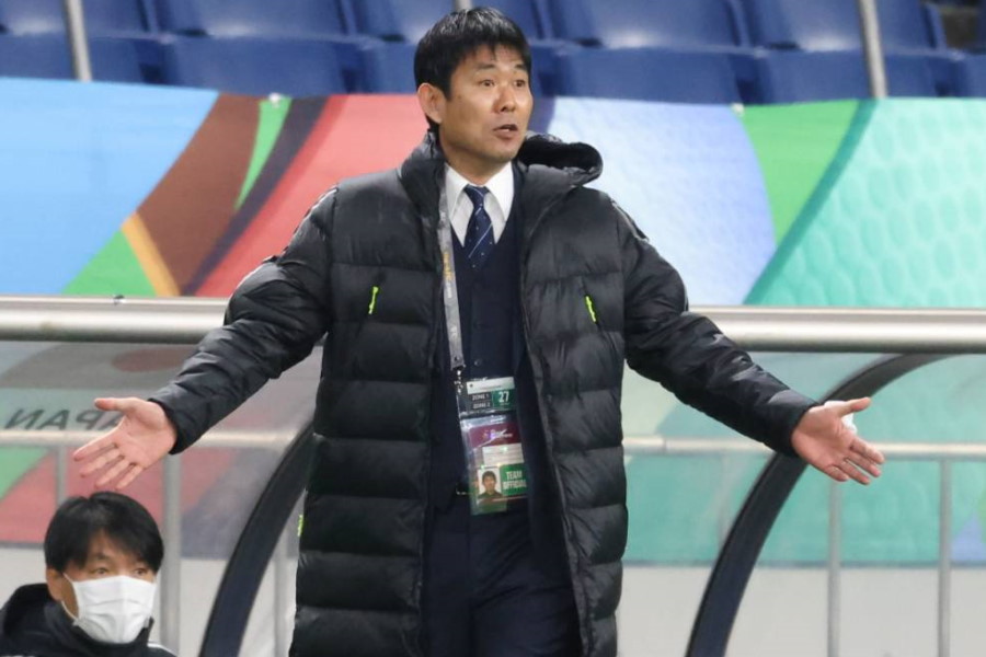 日本代表の森保監督【写真：高橋 学】