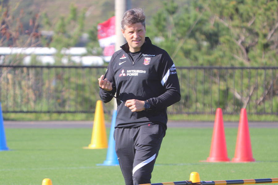 浦和レッズのリカルド・ロドリゲス監督【写真：轡田哲朗】