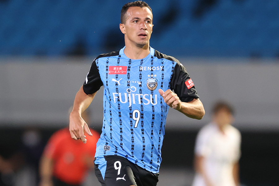 川崎フロンターレでプレーするブラジル人FWレアンドロ・ダミアン【写真:高橋 学】