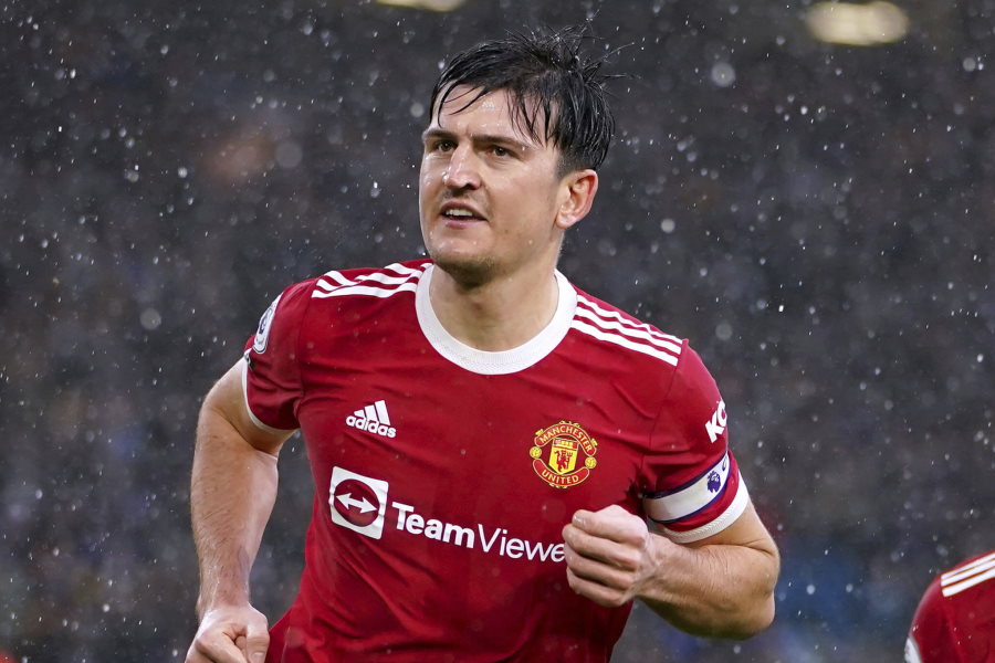 マンUのイングランド代表DFハリー・マグワイア【写真：AP】