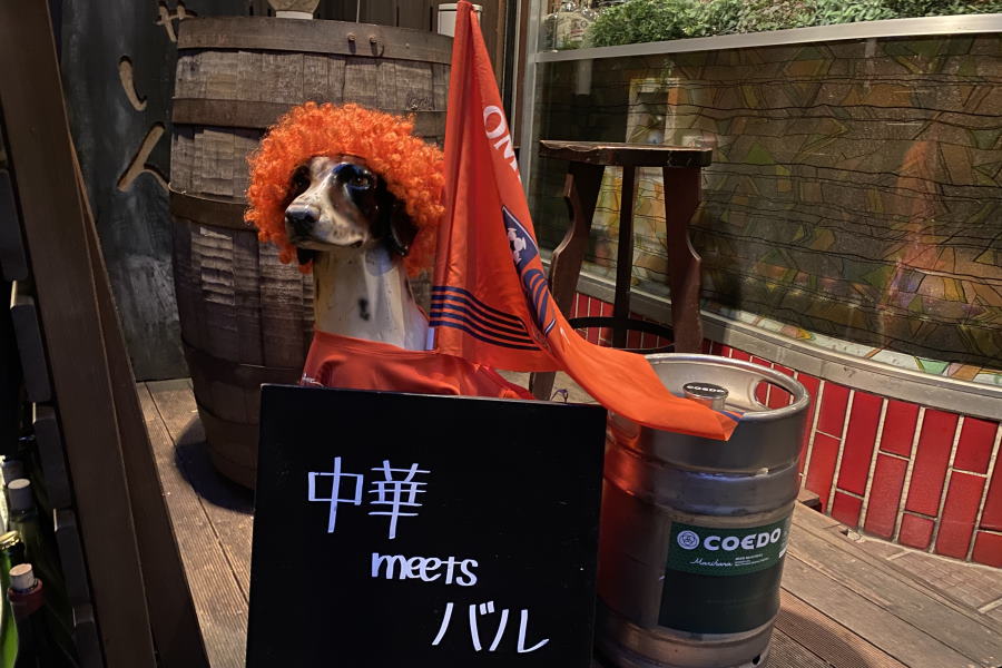 試合日には店頭に大宮のフラッグを出してくれるお店が多くある【写真提供：大宮アルディージャ】