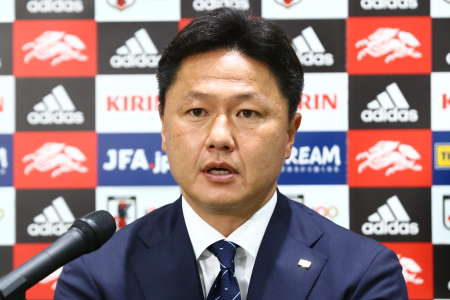 U-21日本代表を率いる大岩剛監督【写真：©JFA】