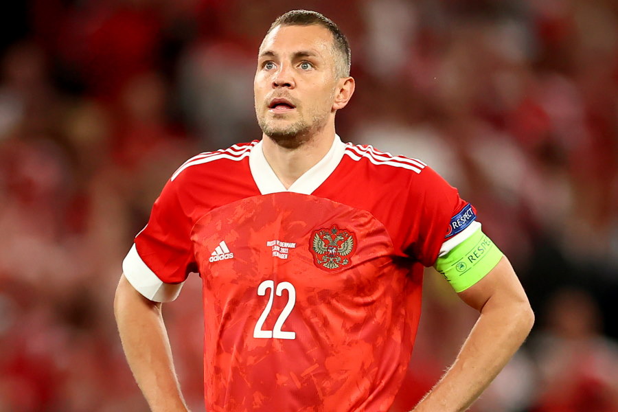 ロシア代表主将FWアルテム・ジューバ【写真：Getty Images】