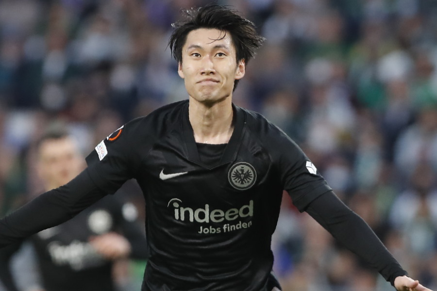 フランクフルトMF鎌田大地【写真：AP】