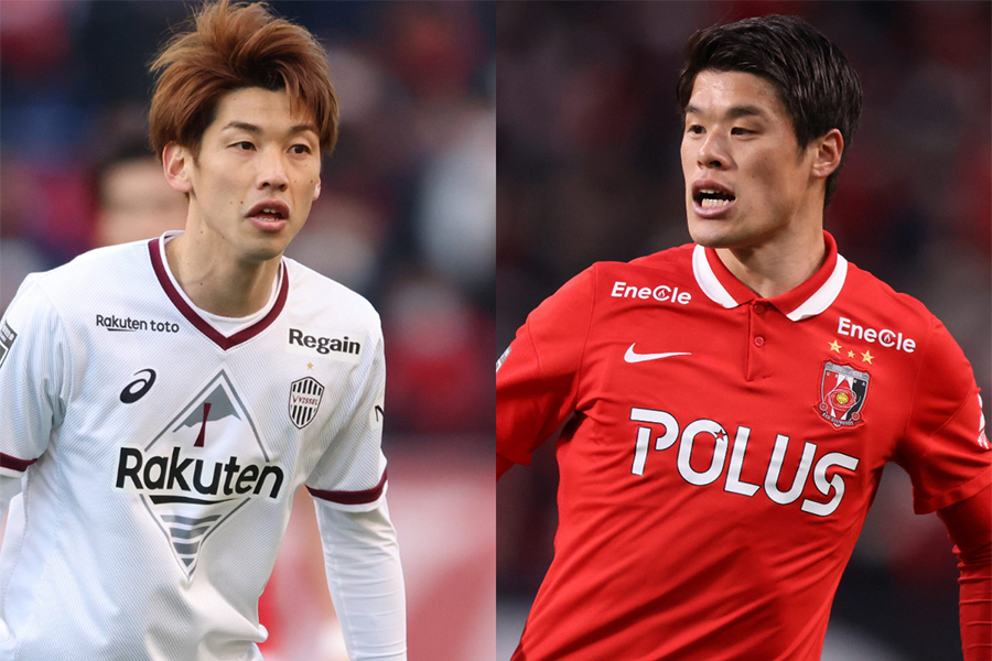 代表不参加となった神戸FW大迫勇也と浦和DF酒井宏樹【写真：高橋 学】