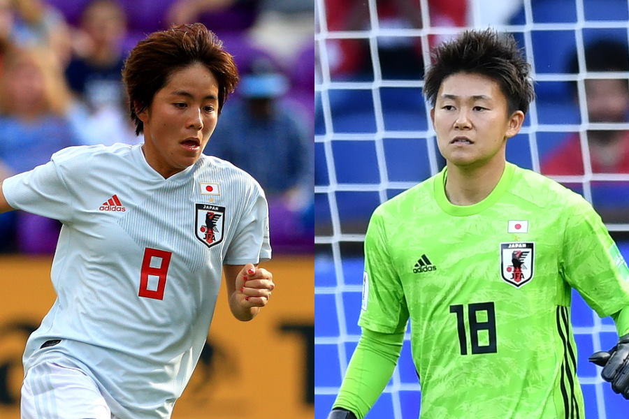 日本代表MF岩渕真奈（左）とGK山下杏也加がコメント【写真：Getty Images】