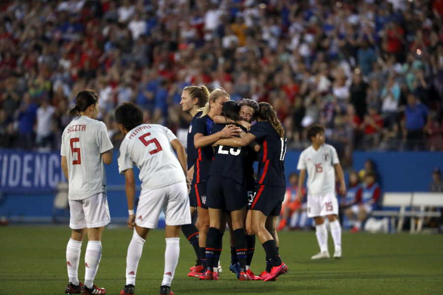 アメリカに1-3で敗れたなでしこジャパンは大会３連敗に【写真：Getty Images】