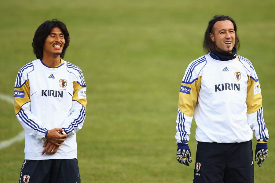 日本代表時代の中澤佑二氏と闘莉王氏【写真：Getty Images】