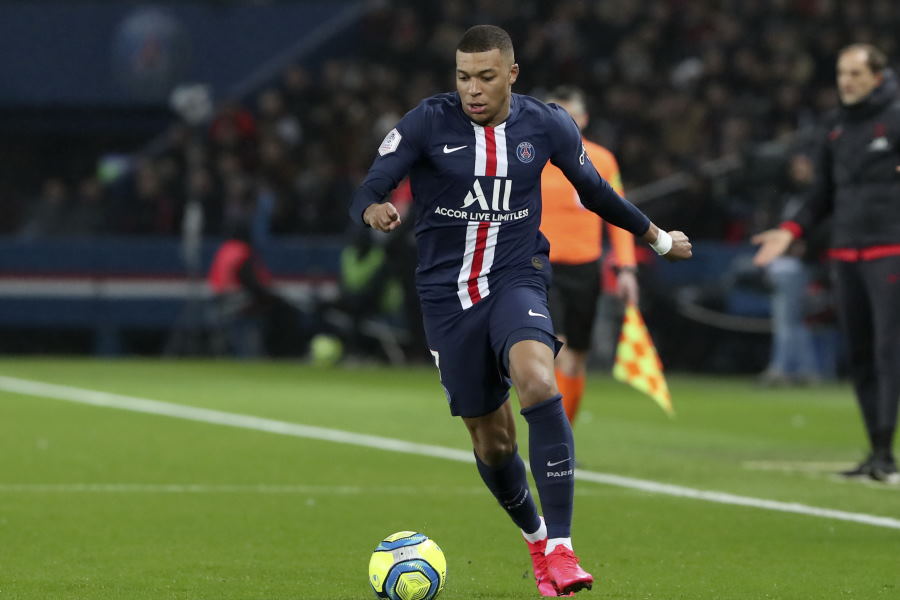 PSGのフランス代表FWキリアン・ムバッペ【写真:AP】