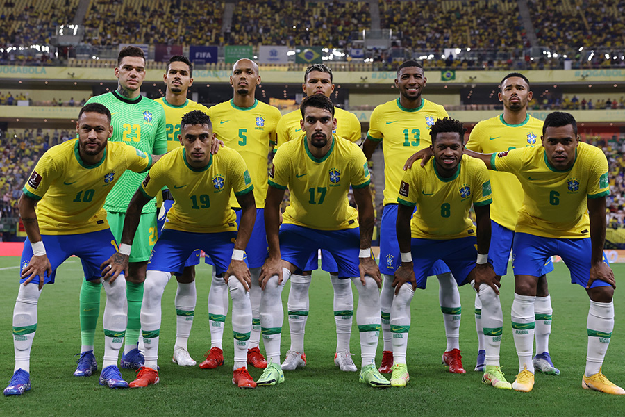 現在FIFAランキング1位のブラジル代表【写真：Getty Images】