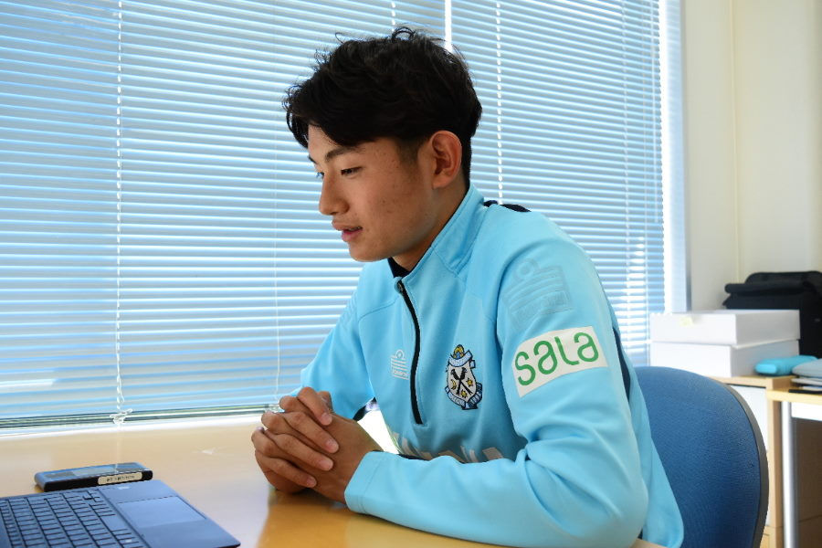 古川は幼馴染の中井と過ごした幼少時代を語った【写真提供:ジュビロ磐田】