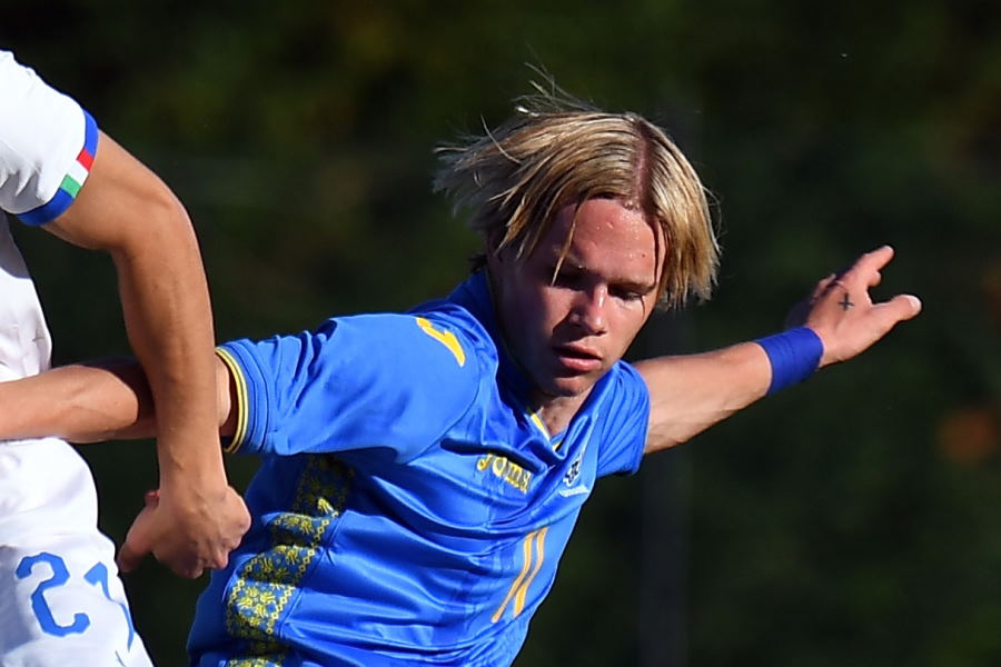 U-21ウクライナ代表でもあるシャフタール所属のMFムィハーイロ・ムドリク【写真：Getty Images】