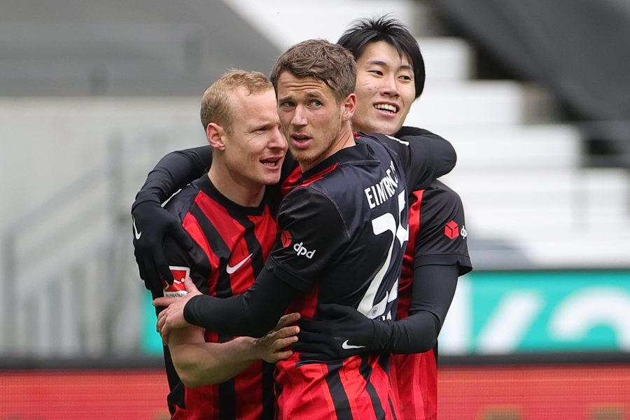 MF鎌田の活躍もあり勝利を重ねるフランクフルト【写真：Getty Images】