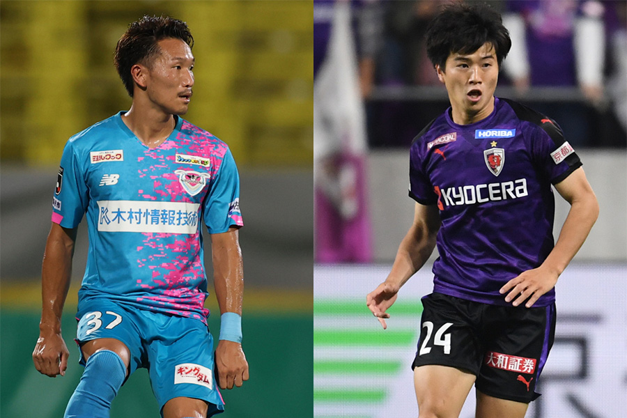 鳥栖MF小泉慶（写真は昨季のもの）と京都MF川﨑颯太【写真：Getty Images】