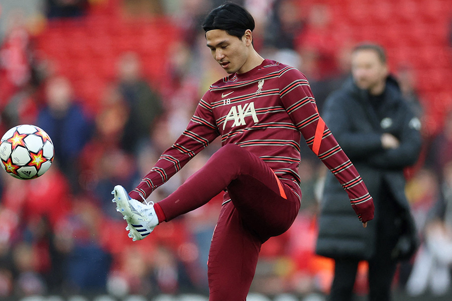 リバプールでプレーするMF南野拓実【写真：ロイター】