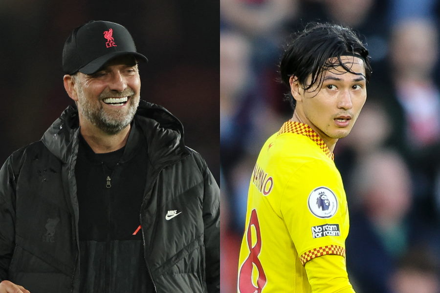 クロップ監督が活躍を見せたMF南野拓実を称賛【写真：ロイター ＆ Getty Images】