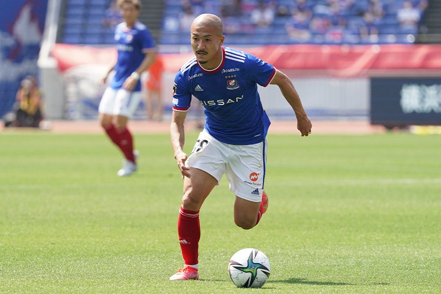 横浜F・マリノスで活躍するFW前田大然【写真：Getty Images】