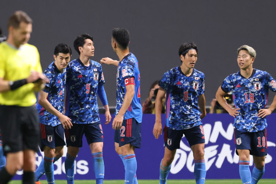 6月6日にブラジルと対戦する日本代表【写真：高橋 学】