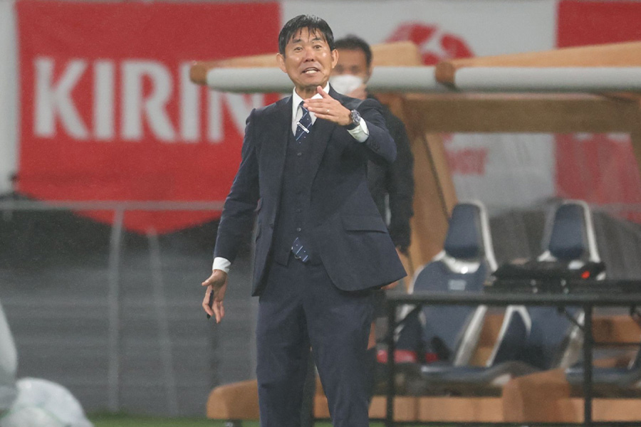 日本代表を率いる森保一監督【写真:高橋 学】
