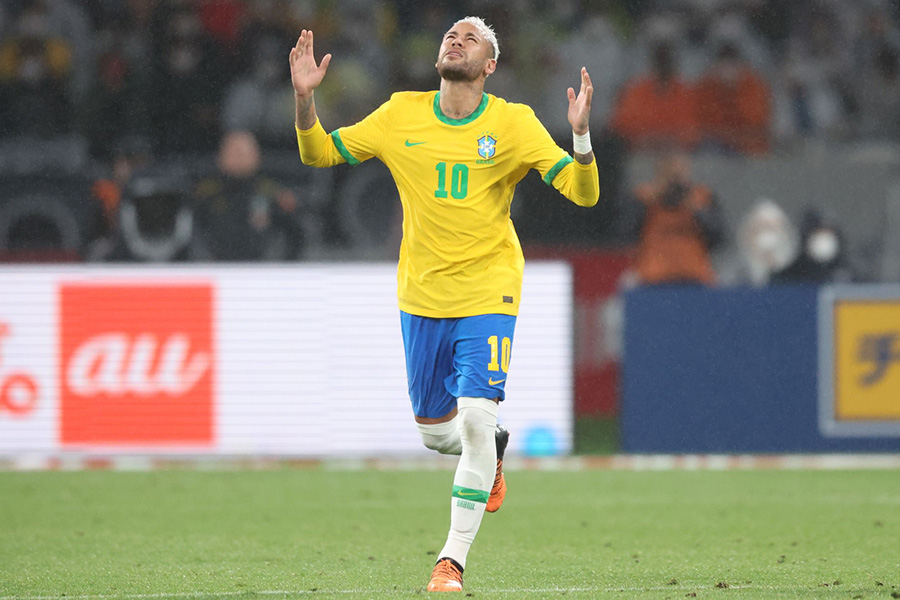 PKでゴールを決めたFWネイマール【写真：高橋 学】