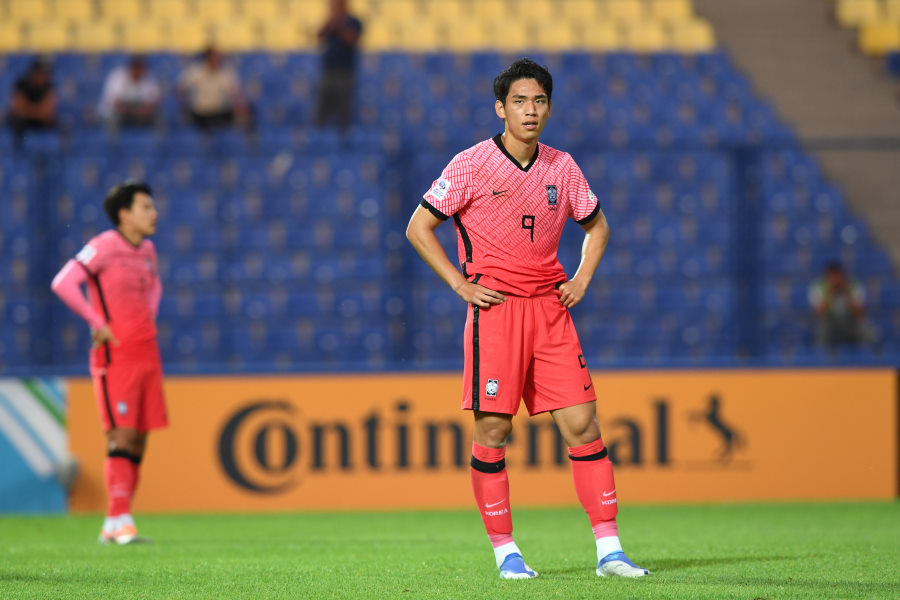 日本に0-3で敗れた韓国【写真：(C)AFC】