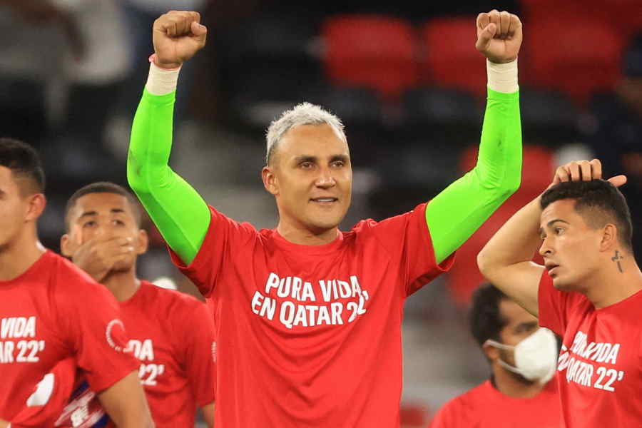 W杯出場を決めたコスタリカ代表GKケイラー・ナバス【写真：ロイター】