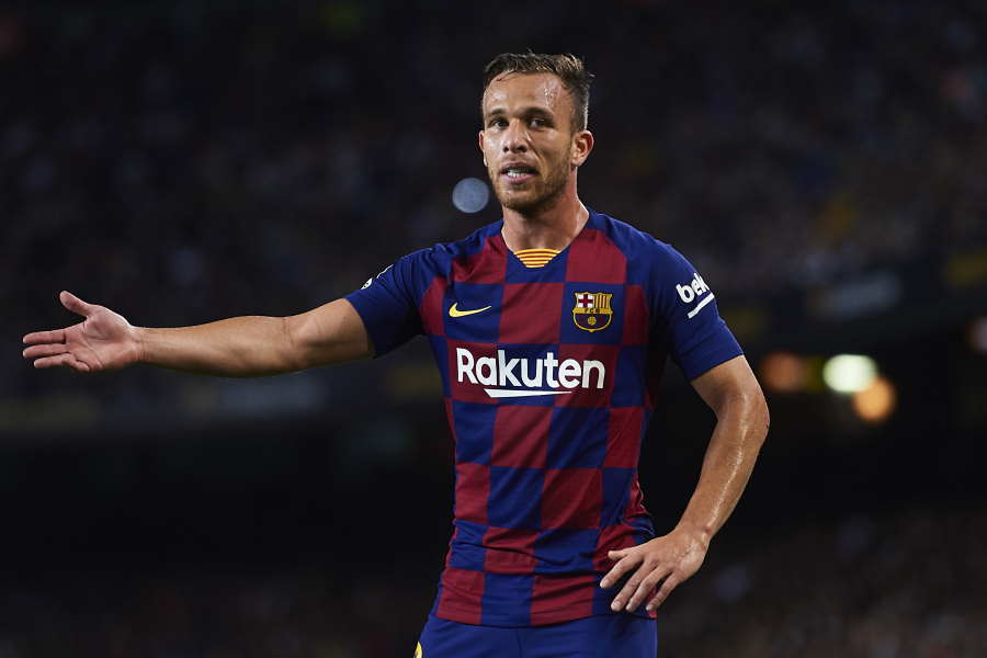バルセロナのブラジル代表MFアルトゥール【写真:Getty Images】