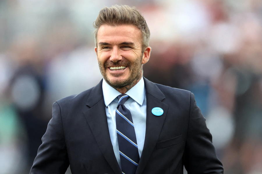 かつてイングランド代表で活躍したベッカム氏【写真：ロイター】