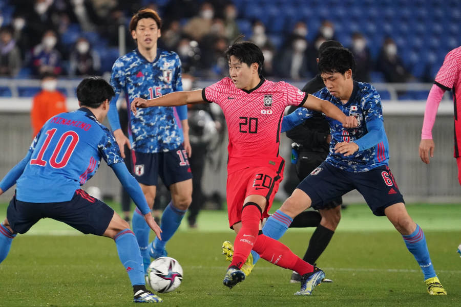 日本はE-1選手権第3戦で韓国と対戦する【写真：Getty Images】