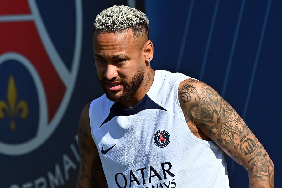 PSGでプレーするFWネイマール【写真：Getty Images】