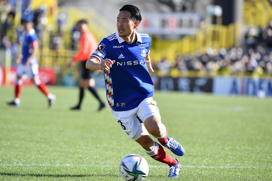 横浜FMで活躍するMF水沼宏太【写真：小林 靖】