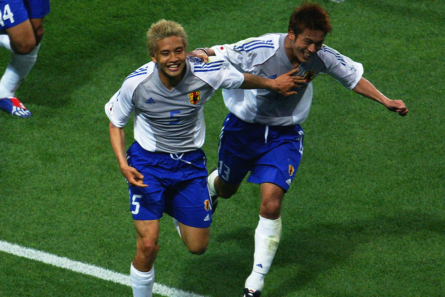 稲本潤一は日韓W杯で2ゴールを挙げる活躍を見せた【写真：Getty Images】