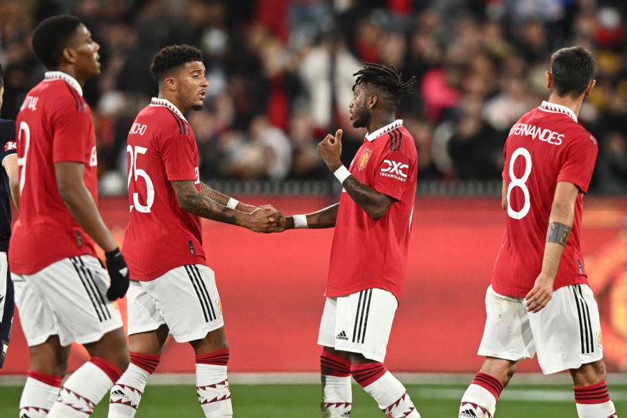 プレシーズンマッチで勝利したマンU【写真:ロイター】