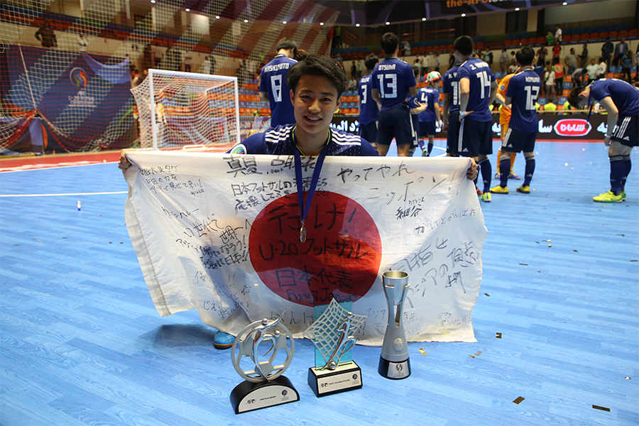 U-20フットサル日本代表FP大澤雅士【写真：河合拓/Futsal X】