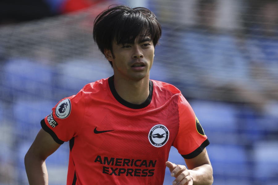 ブライトンに復帰したMF三笘薫【写真：Getty Images】