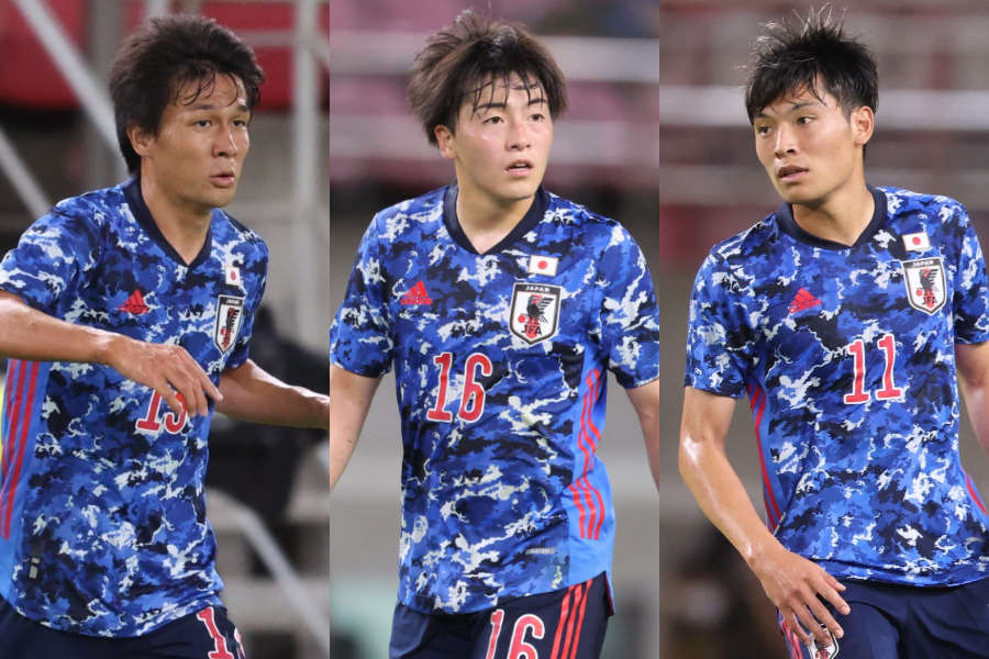 （左から）杉岡大暉、相馬勇紀、町野修斗【写真：高橋 学】