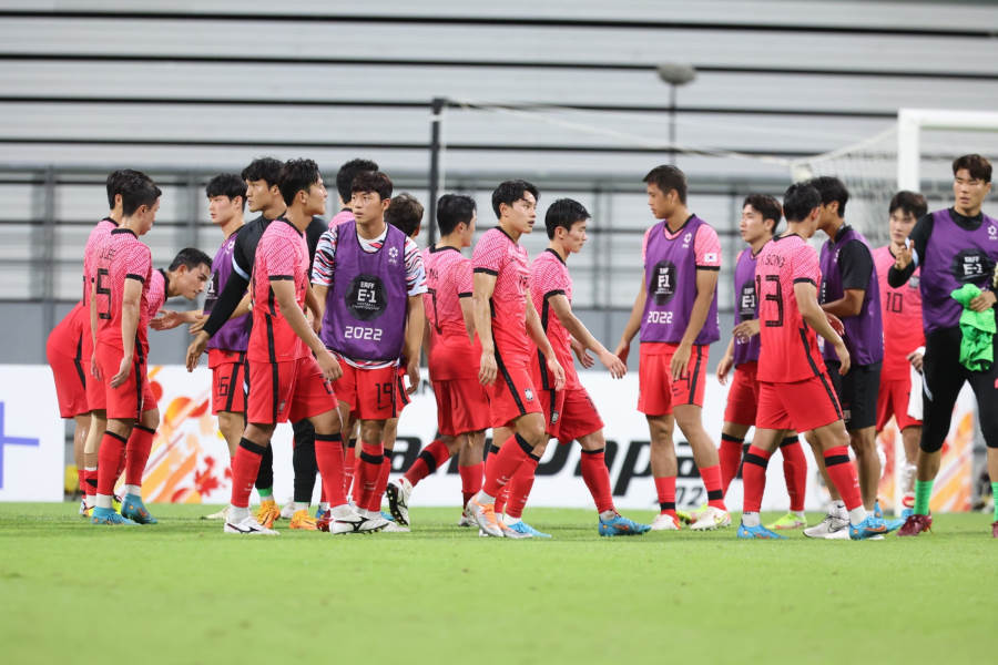 日本代表が韓国代表に3-0で勝利【写真：高橋 学】