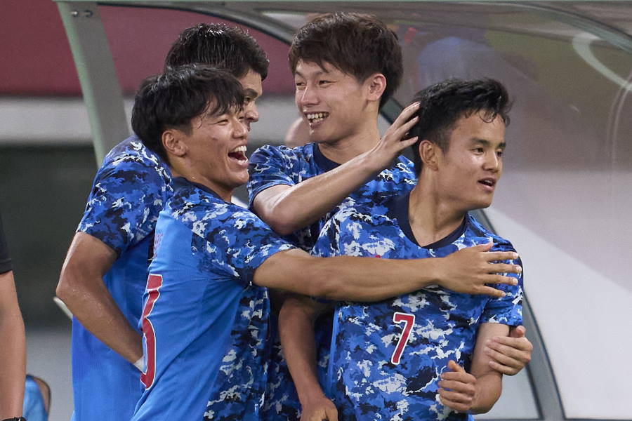 久保建英の2戦連続得点もあり、勝利を重ねるU-24日本代表【写真：Getty Images】